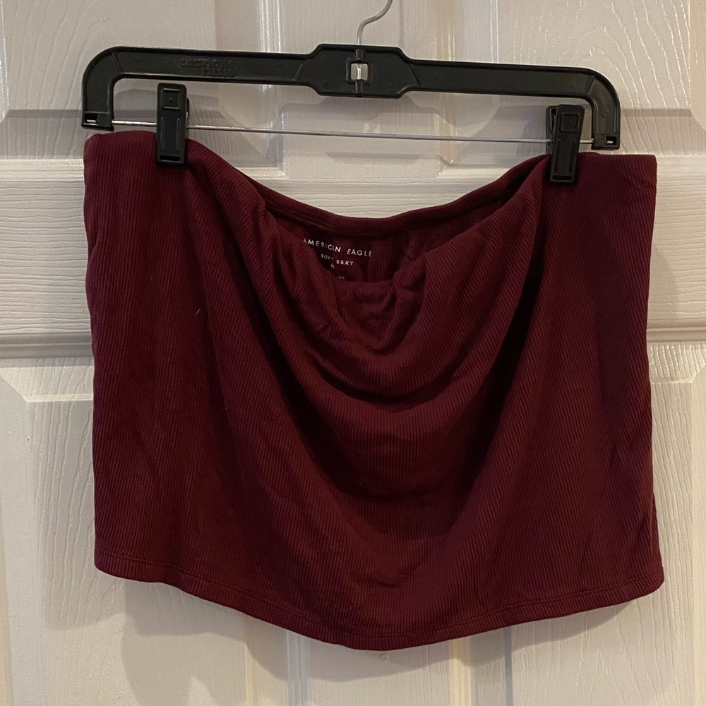 AE Maroon Tube Top